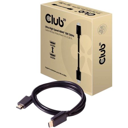 CLUB 3D B.V Hdmi 2.1 Ultra High Speed Cable 1M/3.28F CAC-1371